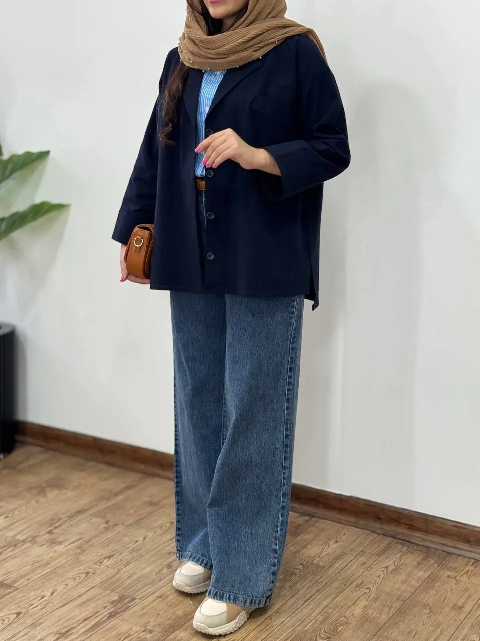 کت لینن پنبه میشل